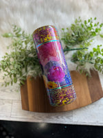 RTS -  DARK FLORAL TUMBLER