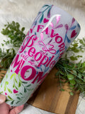 RTS -  MOM LEAFY FOIL TUMBLER