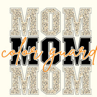 MHS COLOR GUARD MOM SHIRT -  LEOPARD